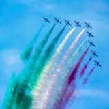 4) l�attesissima esibizione della Pattuglia acrobatica nazionale delle �Frecce Tricolori� foto 10